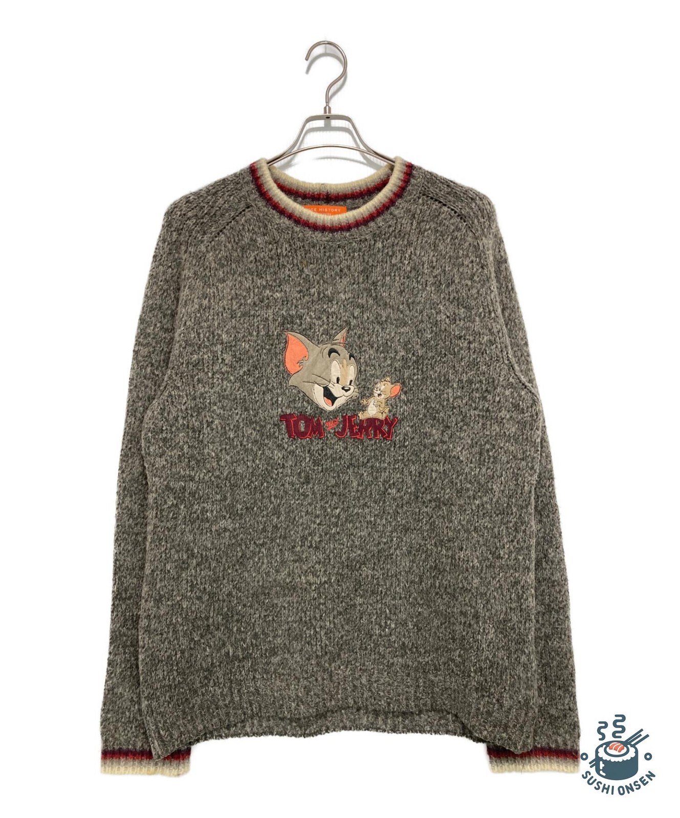 ICEBERG HISTORY × Tom and Jerry Italian-made wool-blend knit sweater Size: L Men gallery