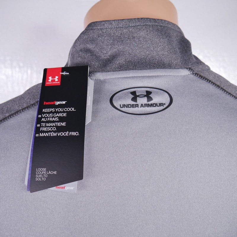 Under Armour 1/4 Zip Men's Pullover Size M Long Sleeve Tech Shirt Golf Outerwear gallery