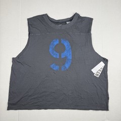 Sleeves T Shirt Mens XXL Gray Tank Top “9” Streetwear Muscle T Urban Outfitters