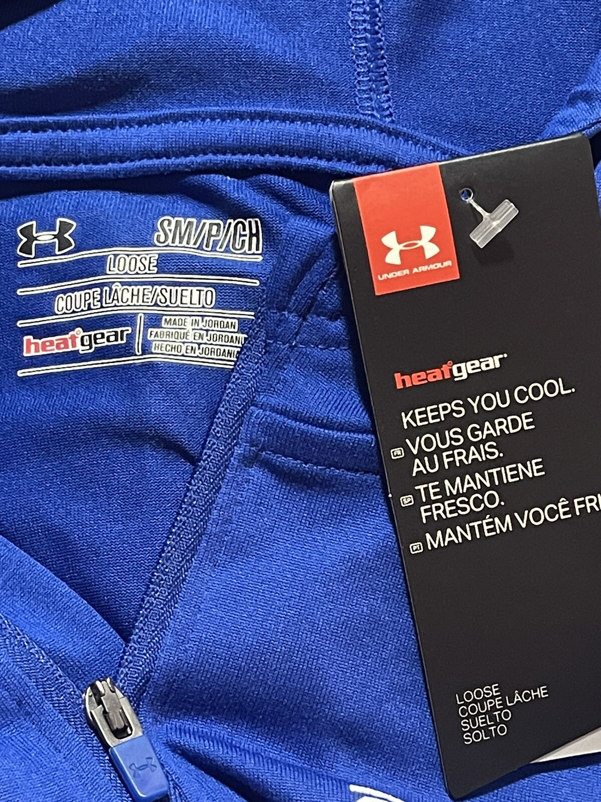 NWT Under Armour Hoodie Adult Small Blue Salem Rocks Basketball 🏀 Lightweight gallery