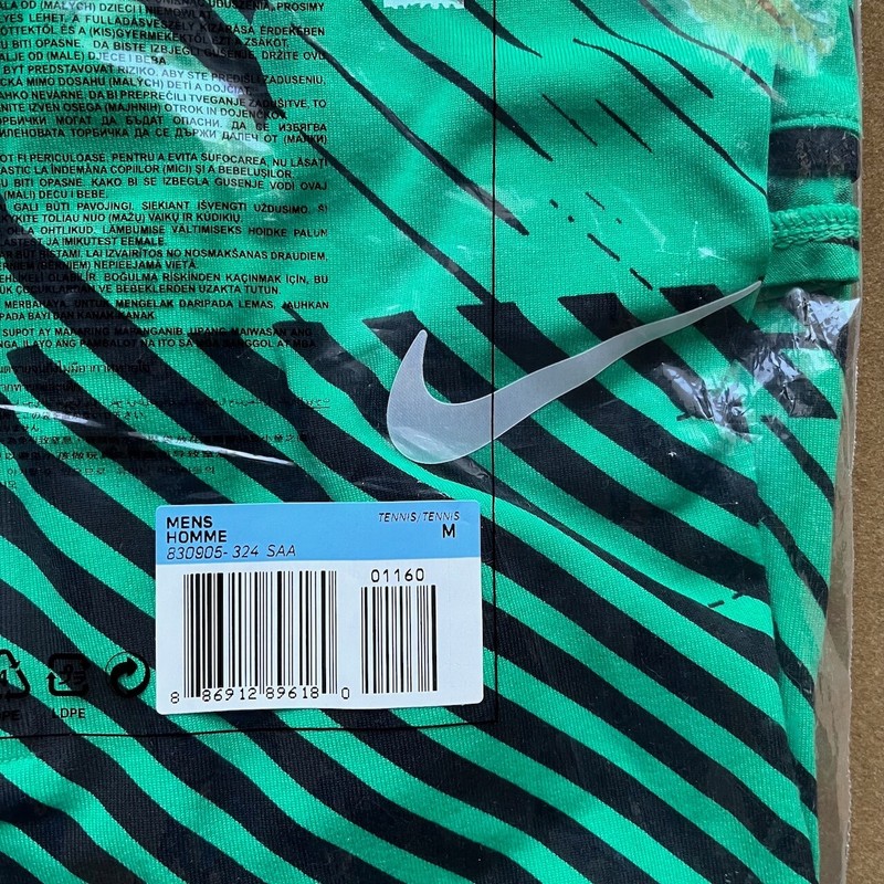 Nike Roger Federer RF 2017 Indian Wells Miami Henley Polo Tennis Shirt ON Nadal gallery