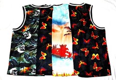 No Boundaries: Mesh Tank Tops – 3 Festival Design Options size L – XL