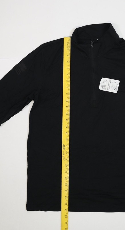 Grunt Style Pullover Mens Large Black 1/4 Zip Long Sleeve Military Tactical Top gallery