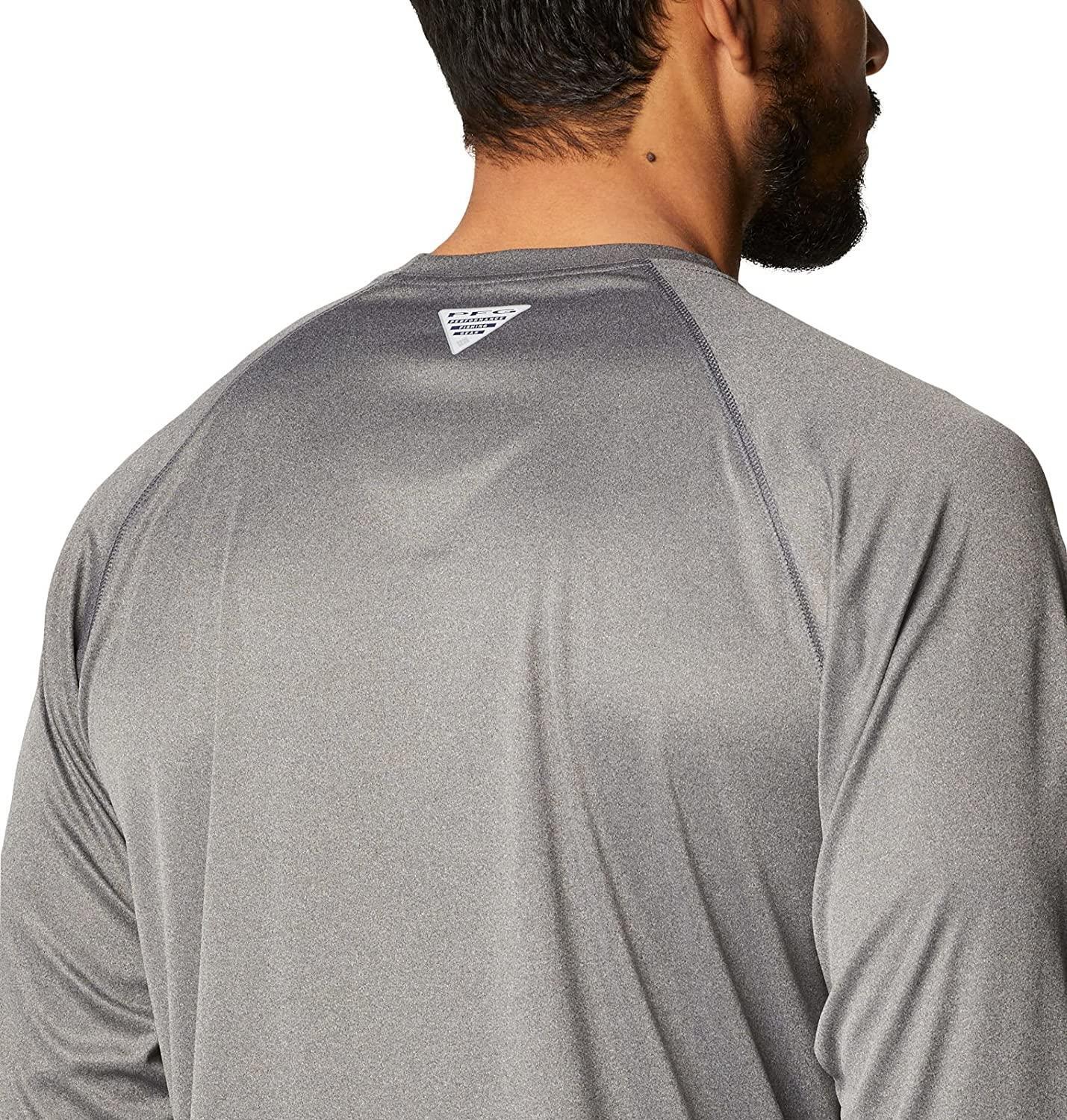 Columbia Men's Texas A&M Aggies Terminal Tackle Long Sleeve PFG Shirt Gray XLT gallery