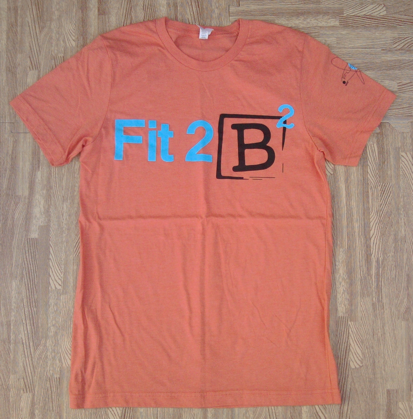 Fit 2 B Squared CrossFit Shirt ~ Men's Small / Medium ~ Mind Body Heart Fusion gallery