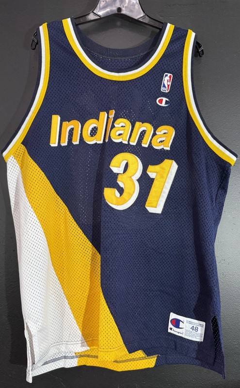 Original Champion Authentic Indiana Pacers Jersey Reggie Miller Retro 48 L gallery