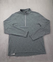 Lululemon Surge Warm 1/2 Half Zip Pullover Mens 2XL XXL Gray Athletic