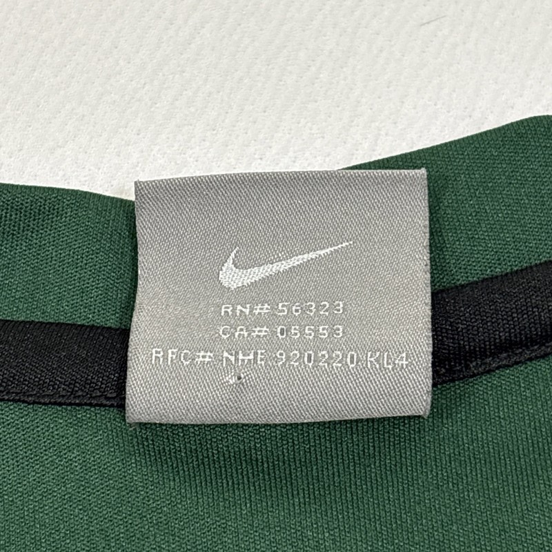 Nike Total 90 Soccer Jersey Mens XL Green Striped Center Swoosh Y2K EUC Crewneck gallery