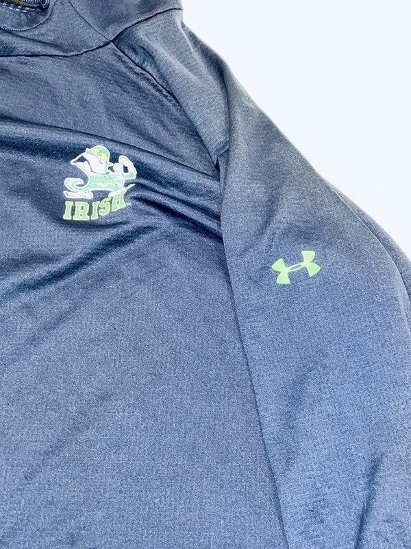 Under Armour, Fighting Irish. ColdGear Long Sleeve Pullover Hooded Shirt. M Lg/G gallery