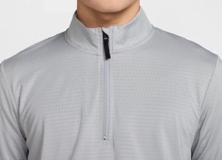 Nike Dri-Fit Victory 1/2 Zip Golf Pullover Top Shirt Grey FD5837-012 Mens M NEW gallery