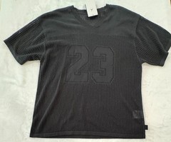 Air Jordan Men’s Knit Jersey Top Off-Noir Dark Smoke Gray Men’s SZ L HQ0766-045