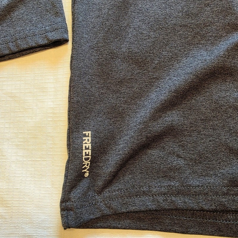 Eddie Bauer Motion Men's XL 1/4 Zip Pullover Shirt Gray Freedry Active Gorpcore gallery