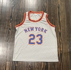 BDA Sports New York Mets Basketball Promo Jersey Men’s Large Gray Polyester