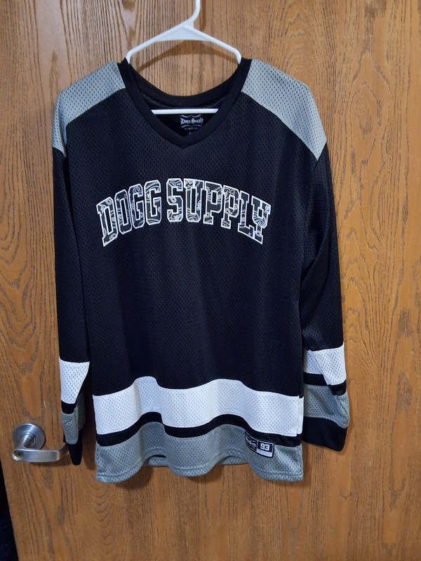 Dogg Supply Hockey Jersey Men's Sz Sby Snoop Dogg. Knit Men's Jersey #93. gallery