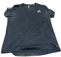 Adidas Aeroready T Shirt Black Short Sleeve Athletic Gym Performance Tee Used