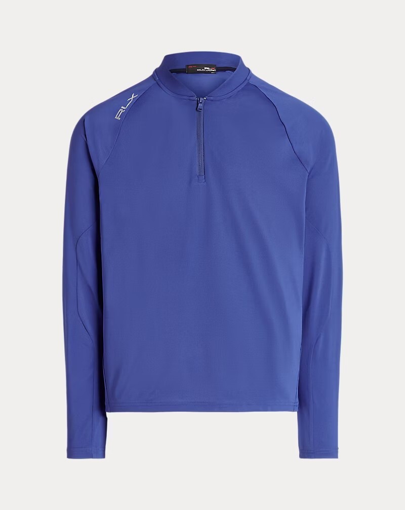 NWT RLX Ralph Lauren Men's 1/4 Zip Golf Pullover Royal Navy Stretch Wicking $168 gallery