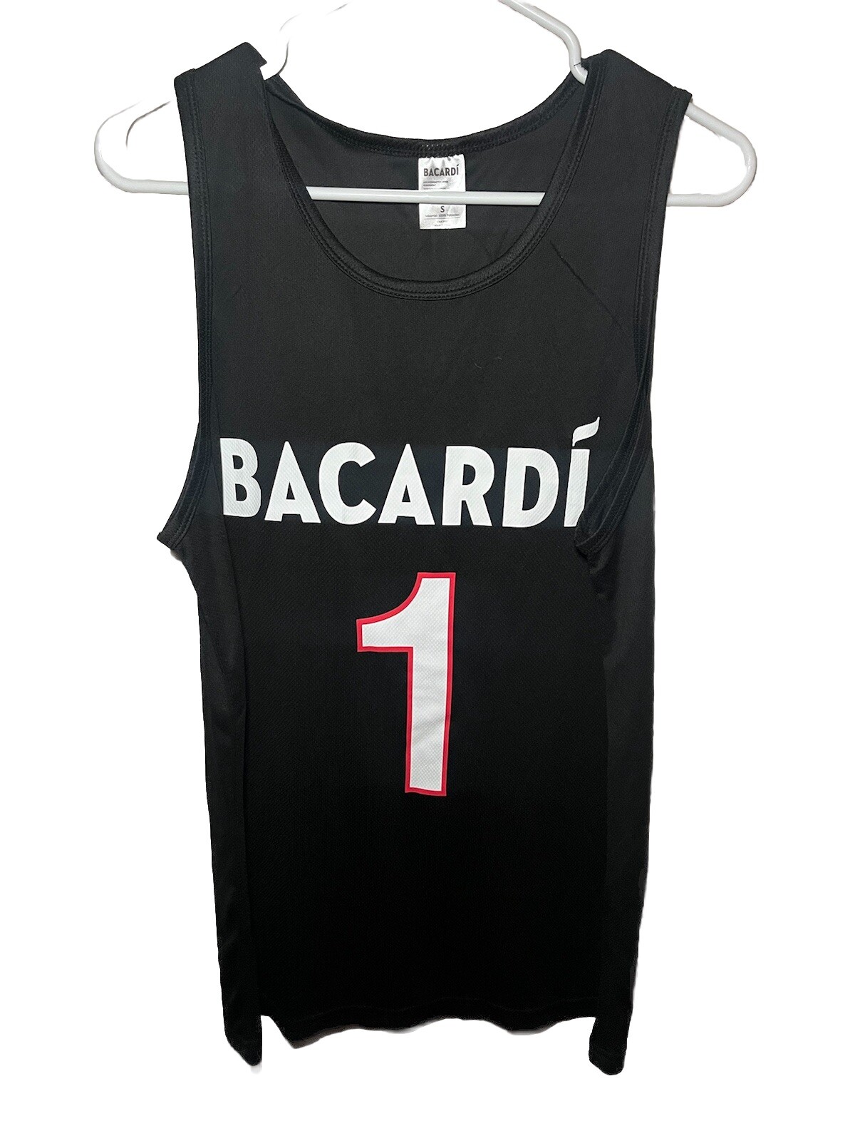 Small Bicardi Liquor Basketball Style Jersey Black gallery