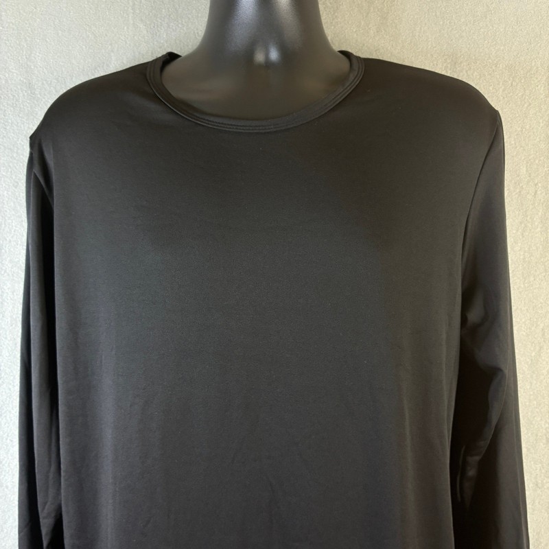 Body Glove Men's XL Black Long Sleeve Performance Rash Guard Shirt Crew Neck gallery