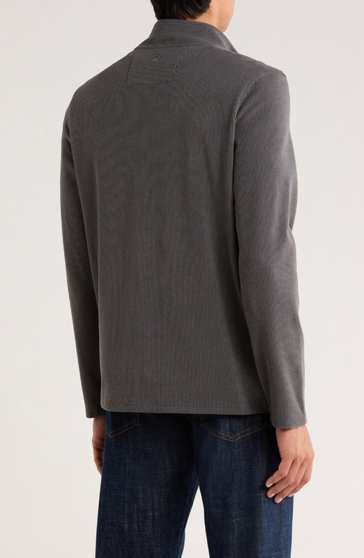 Men's Rainforest Iron Gate 1/4 Zip Pullover Top Mock Neck Kangaroo Pocket S gallery