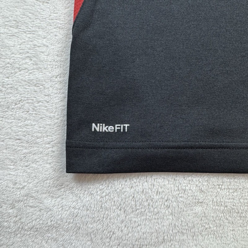 Nike Y2K fit Dry Tank Top Men's XL black/grey/red athletic performance Football gallery
