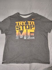 Nike Men’s Dri-FIT training t-shirt Heathered Orange/ Coral Size MNike Dri-FIT T