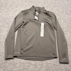 Layer 8 Pullover Mens Small Black Circular Knit 1/4 Zip Quick Dry Top C04209