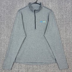 Landway The City Luxe 1/4 Zip Pullover Mens M Gray GOLF NOW Performance Shirt