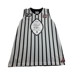 LRG Men’s 1008 Black/White Striped Jersey Tank Sleeveless Mesh Lightweight