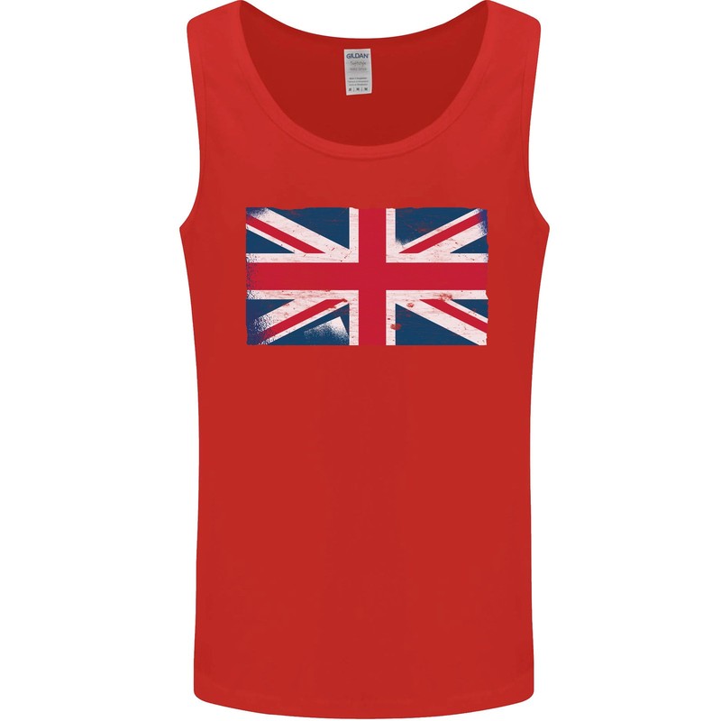 Distressed Union Jack Flag Great Britain Mens Vest Tank Top gallery