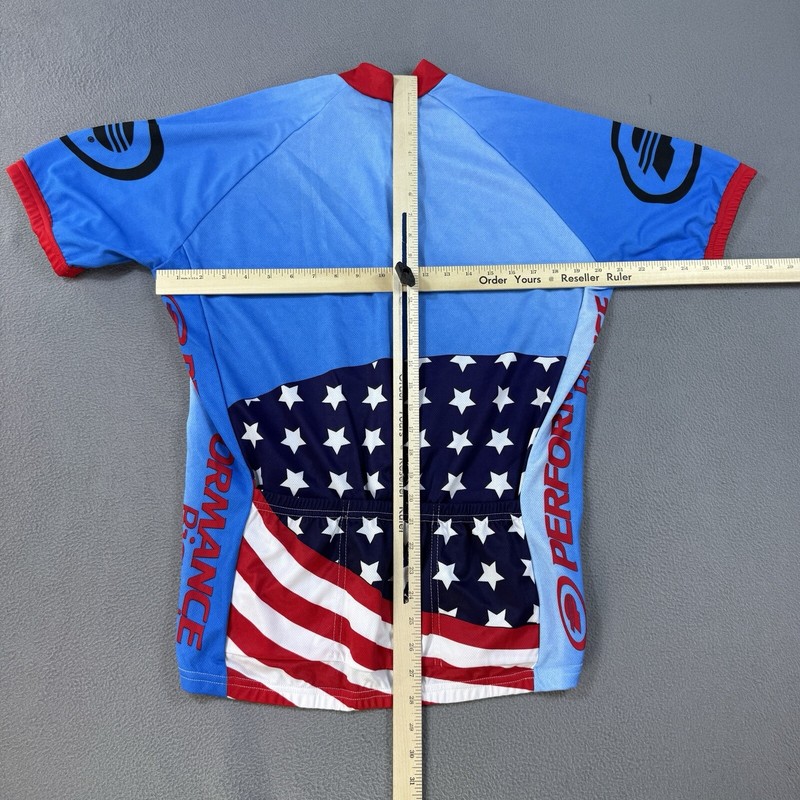 Century Performance Fit System Cycling Jersey Mens Large American Flag NEW gallery