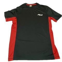 Fila Performance Training Tee shirt black with Red highlights – size Large