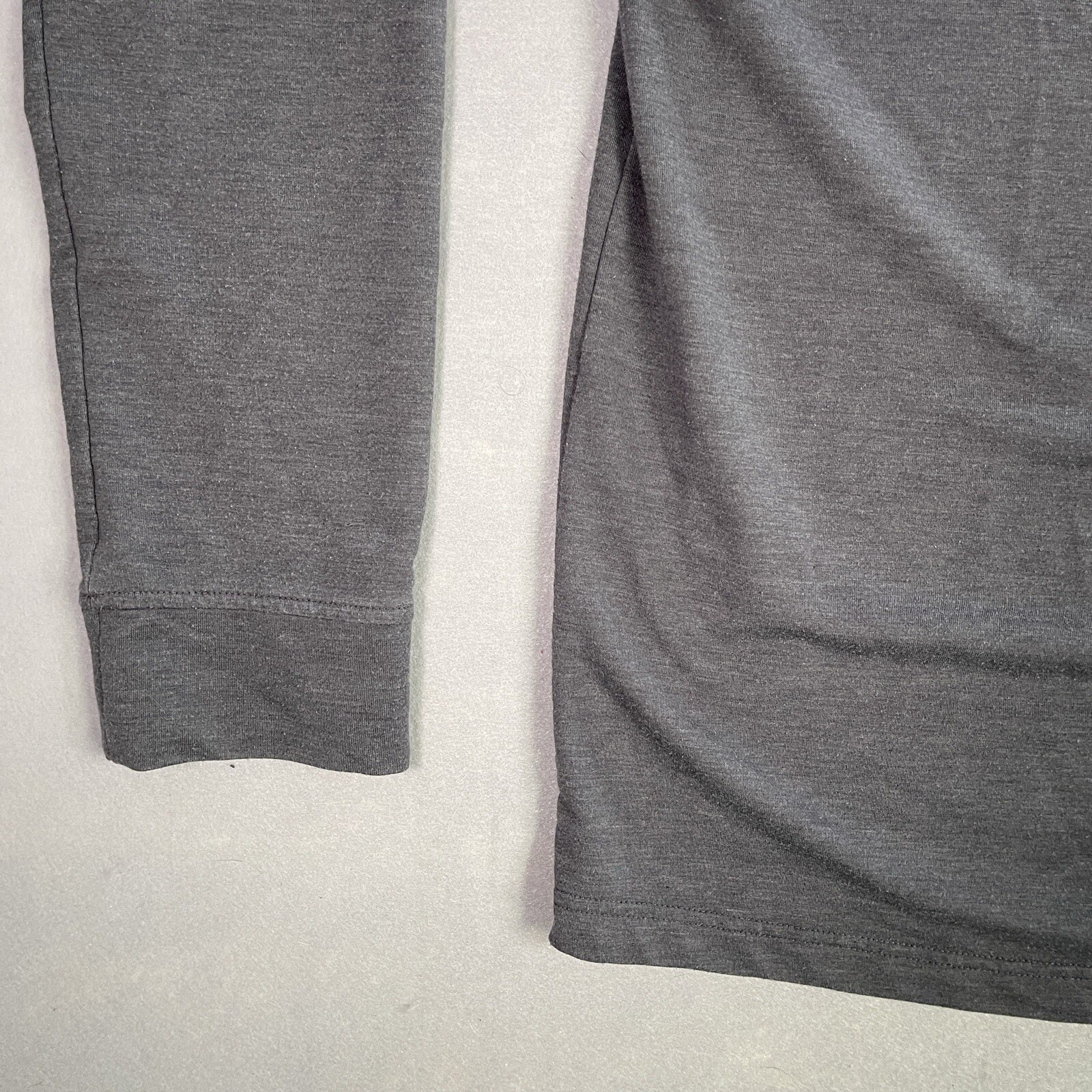 XL Reebok Men Gray 1/4 Zip Running Hanley Pullover Wicking Athleisure Activewear gallery