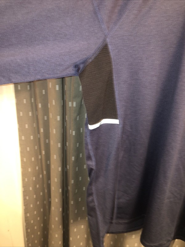 Spyder Active Mens LS Performance Shirt Navy Blue/Black Reflective. NWT Size MD gallery