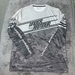 Under Armour Fishing Jersey Long Sleeve Shirt Gray Men’s XL 1275148