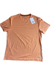 Zelos Reflective Mens- size M Medium -Athletic Performance Wicks & Dries orange