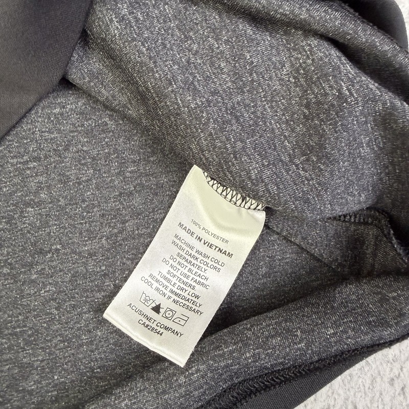 Foot Joy Pullover Mens Large Black Gray Long Sleeve Quarter Zip Performance Golf gallery