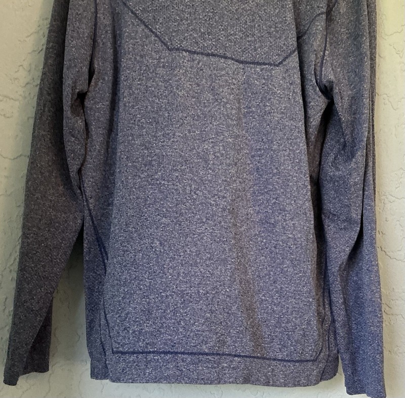Solaris Men's Royal Blue & White 1/4 Zip Up Lightweight Performance Top gallery