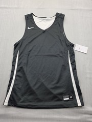 Nike Basketball Jersey Reversible Men’s Sz Medium Sleeveless Tank Charcoal Gray