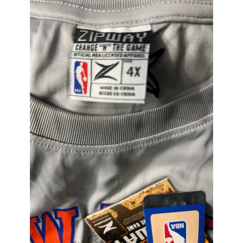 New York Knicks NBA ZipWay Change “N” The Game Tank Cut Off Gray Men 4X NWT gallery