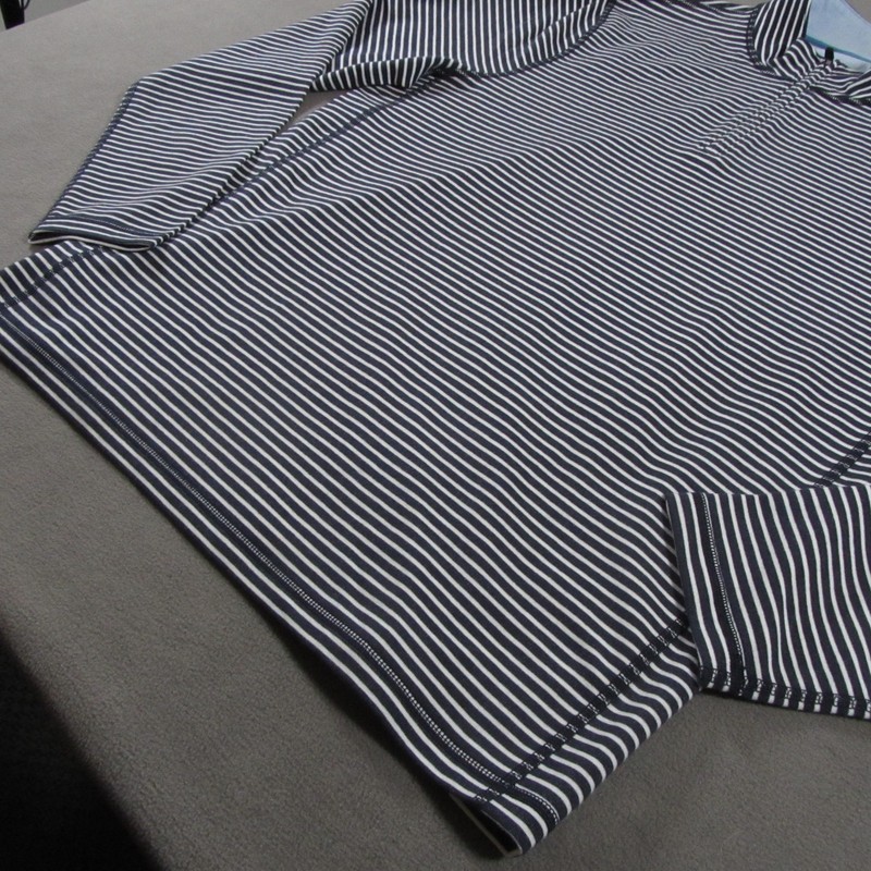 J Crew Performance Men Large 1/4 Quarter Zip Pullover Stretch Golf gallery