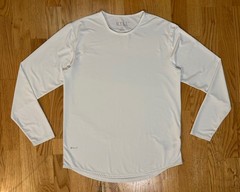 BYLT Premium Basics Drop Cut Long Sleeve Performance Shirt Men’s Medium