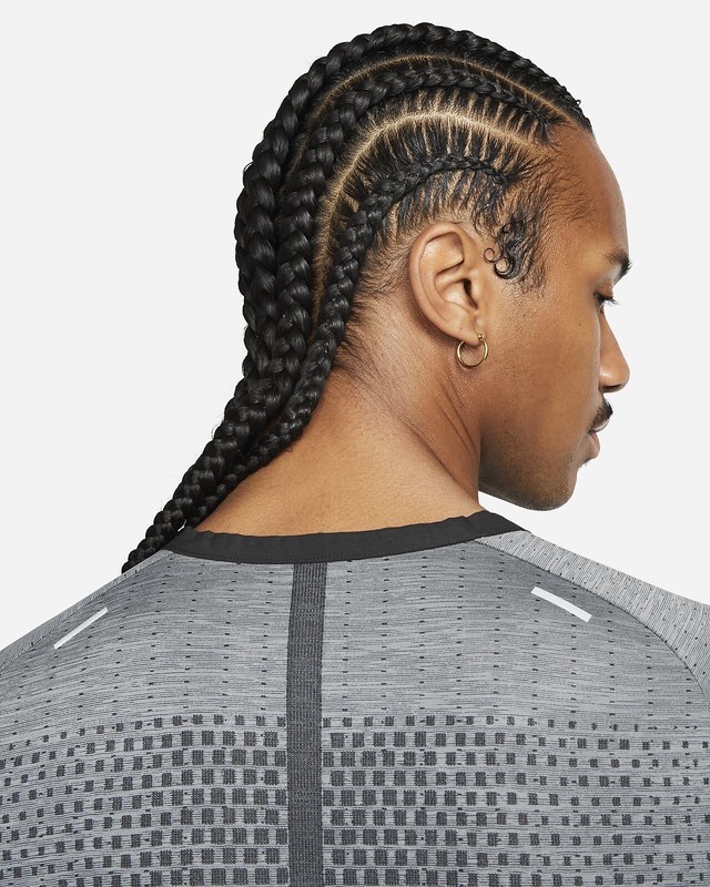 Nike Dri-FIT ADV Run Division Tech Knit Gray Running Shirt DM4753-084 Men’s XXL gallery