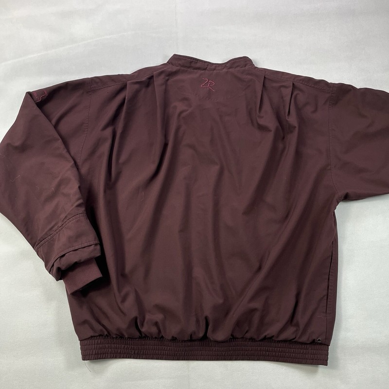 Zero Restriction Golf Pullover Men XL Maroon Gortex Absolut Vodka Logo FLAW gallery