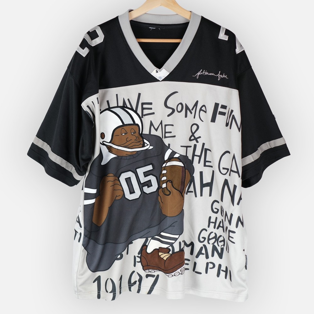 Platinum Fubu Fat Albert Football Jersey SIZE READ*