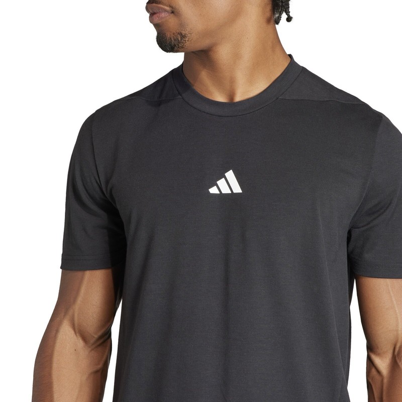 adidas Men’s D4T Jersey Workout Tee In Black IK9725 Size XL New gallery