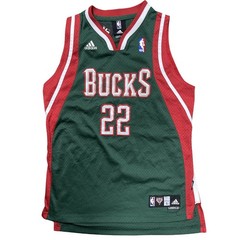 Adidas Milwaukee Bucks #22 NBA Jersey Men’s Size L Green Basketball