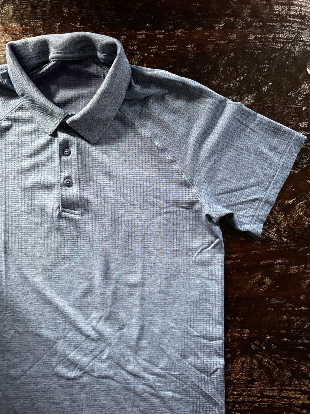 Lululemon Metal Vent Tech Men’s Polo Short Sleeve Dark Blue Size Medium gallery