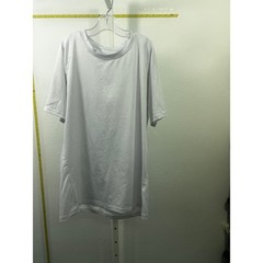 White Short Sleeve Mesh Back Athletic Performance T-Shirt Mens Medium