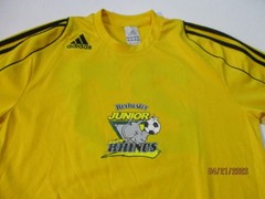 ROCHESTER JUNIOR RAGING RHINOS 2008 ADIDAS BRAND CLIMALITE #27 JERSEY SMALL RARE
