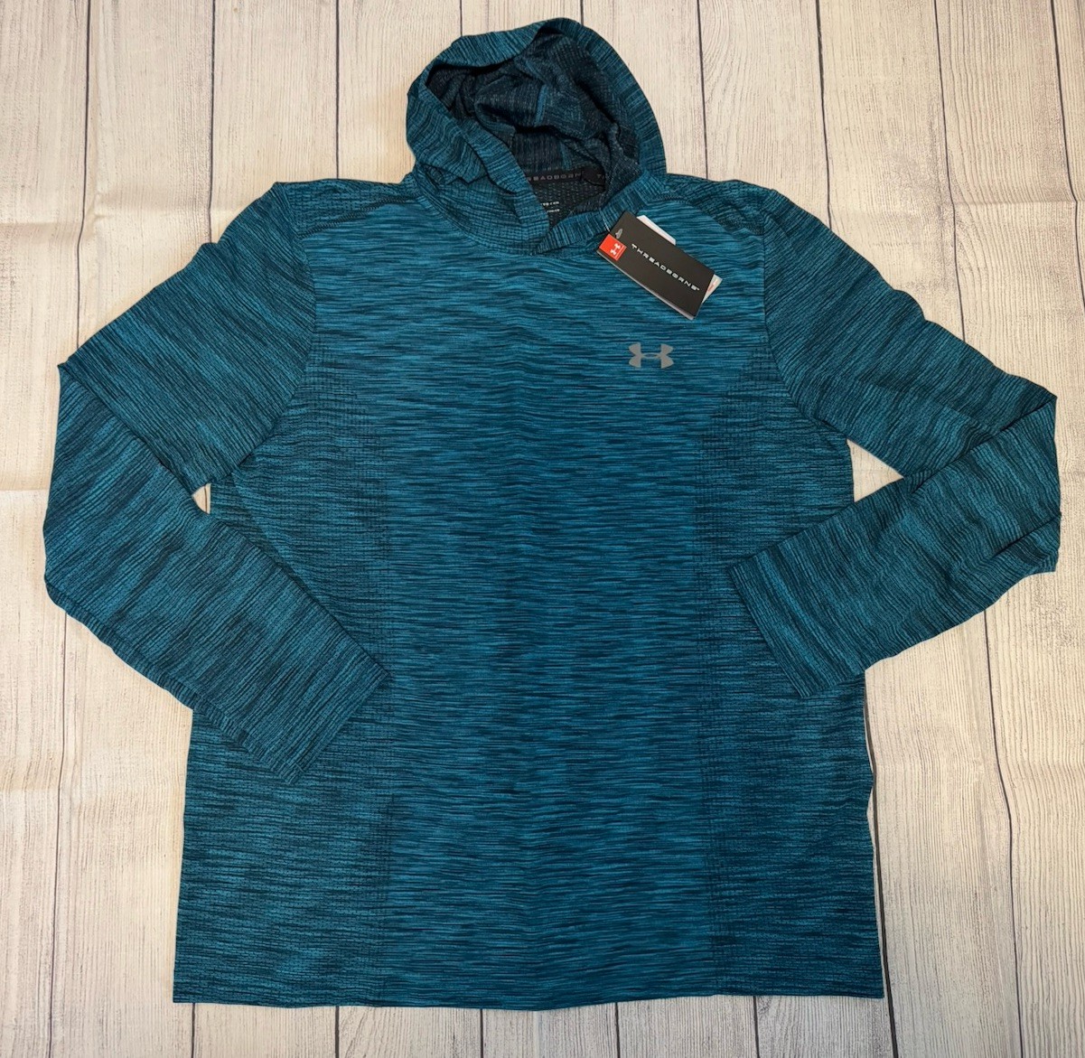 Under Armour THREADBORNE Seamless Pullover Hoodie Long Sleeve Shirt Men's XL NWT gallery